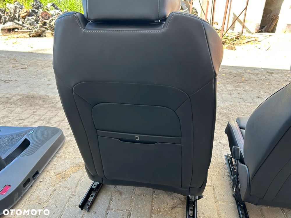 FOTELE KANAPA BOCZKI TUNEL SKODA OCTAVIA 4 IV SKÓRA KOMPLET - 13