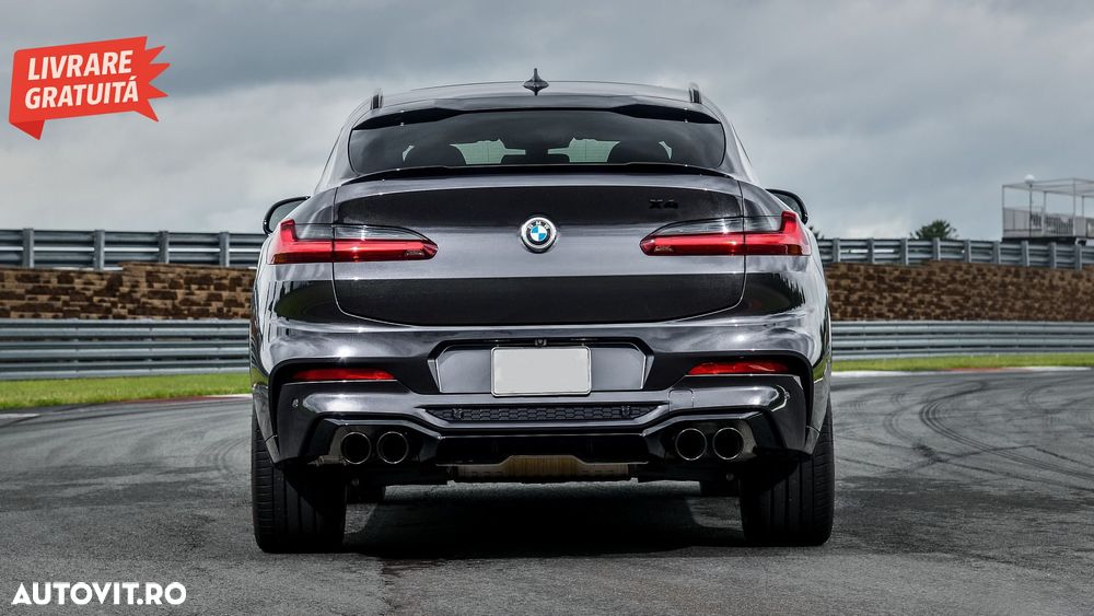 Difuzor Bara Spate cu Evacuare Dubla BMW X4 G02 (2018-up) M Sport- livrare gratuita - 15