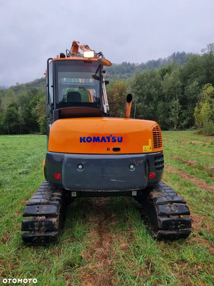 Komatsu Koparka Gąsienicowa 8 ton PC80MR-3 z Norwegii jak Nowa 2017rok 3100mtg 3x ramie łamane Klima ser.DEKRA pompa paliwa centr. smarowanie - 5