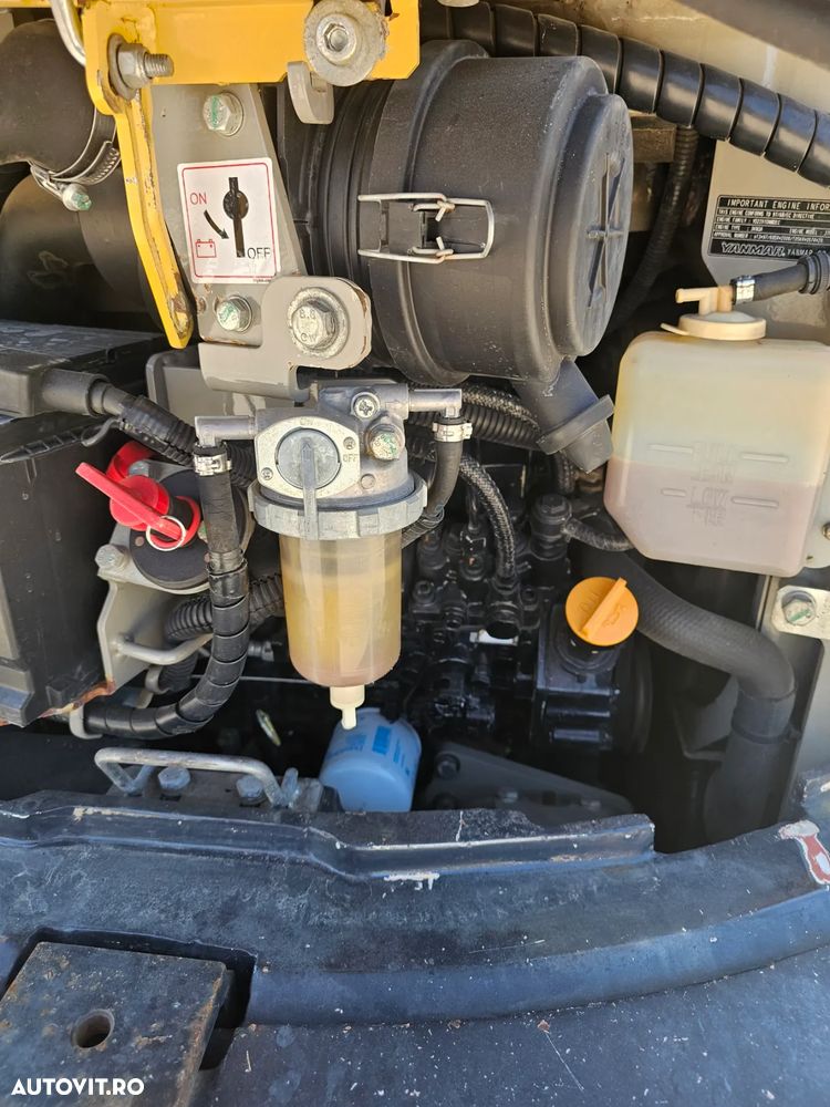 Yanmar VIO38 miniexcavator compact pe senile - 8