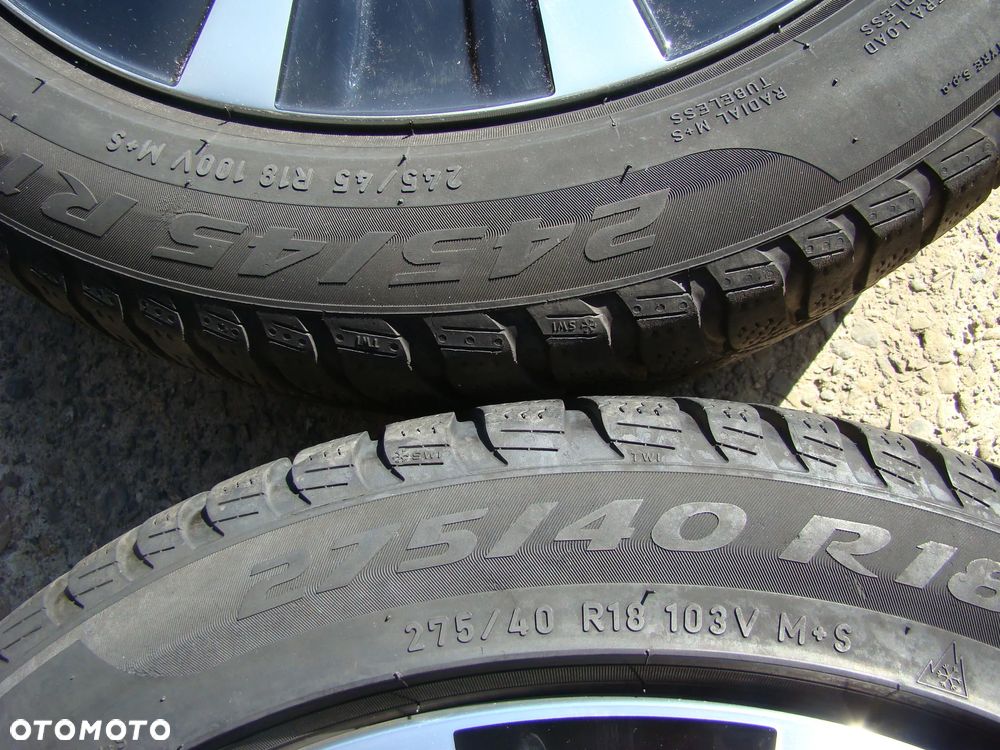 a499 5x112 Mercedes W213 S213 C238 A238 8jx18 245/45 9jx18 275/40 opony zima czujniki - 11