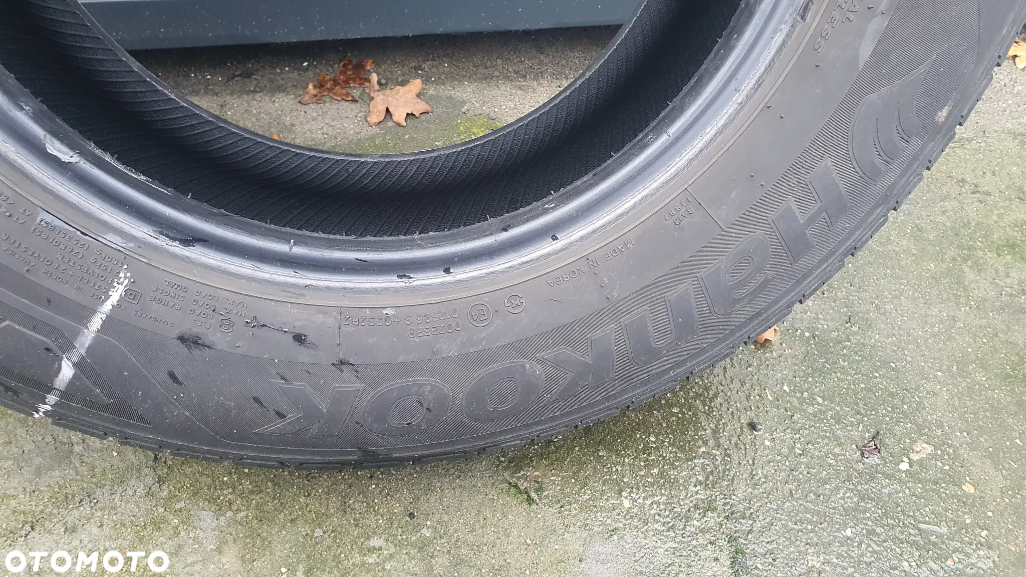 Opona Hankook Vantra LT 235/65 R16C 4mm para 7,5mm - 15