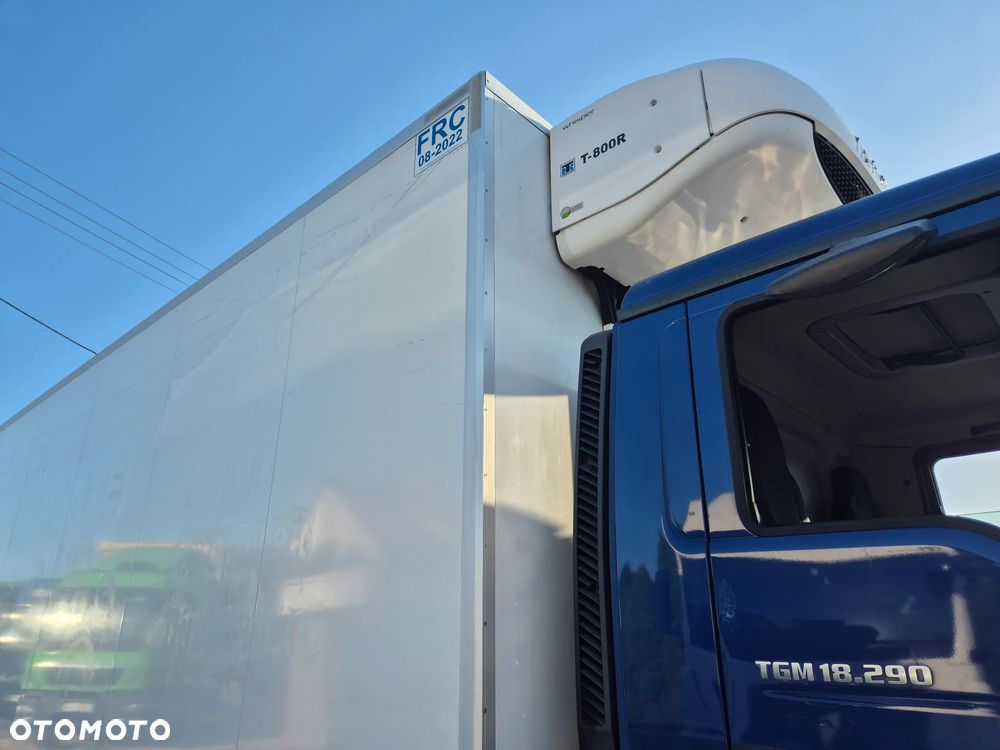 MAN TGM 18.290 Thermo King T-800r 2 zbiorniki z Niemiec 7.3m / 18 palet / winda i drzwi / OKAZJA - 3