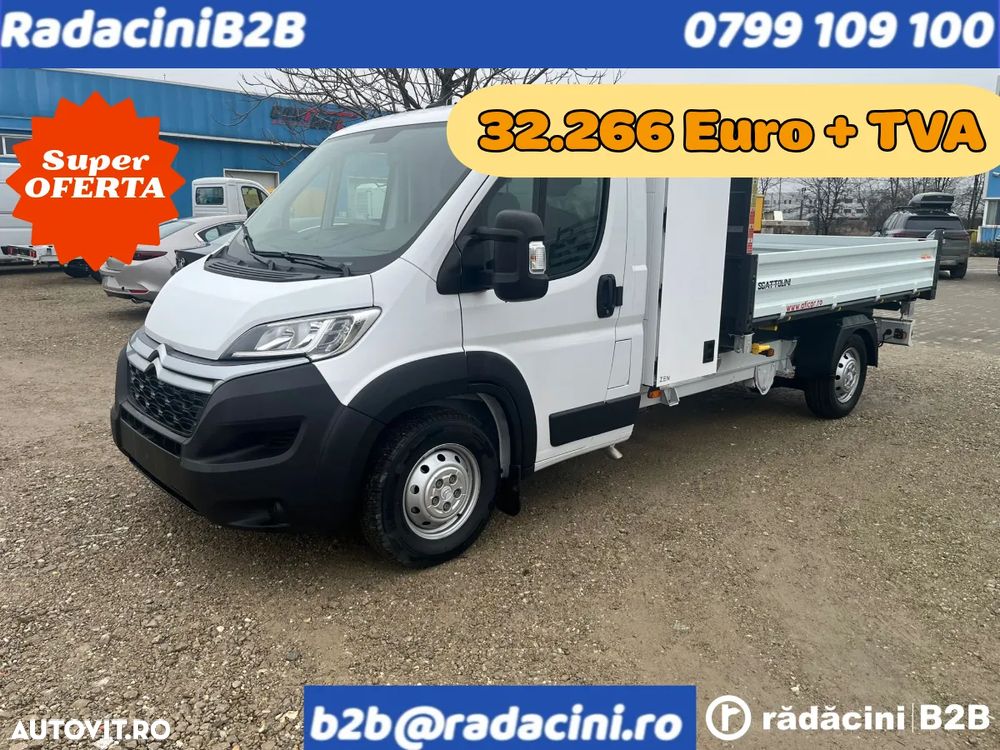 Citroën Jumper + bena basculabila trilateral + Box unelte - 12