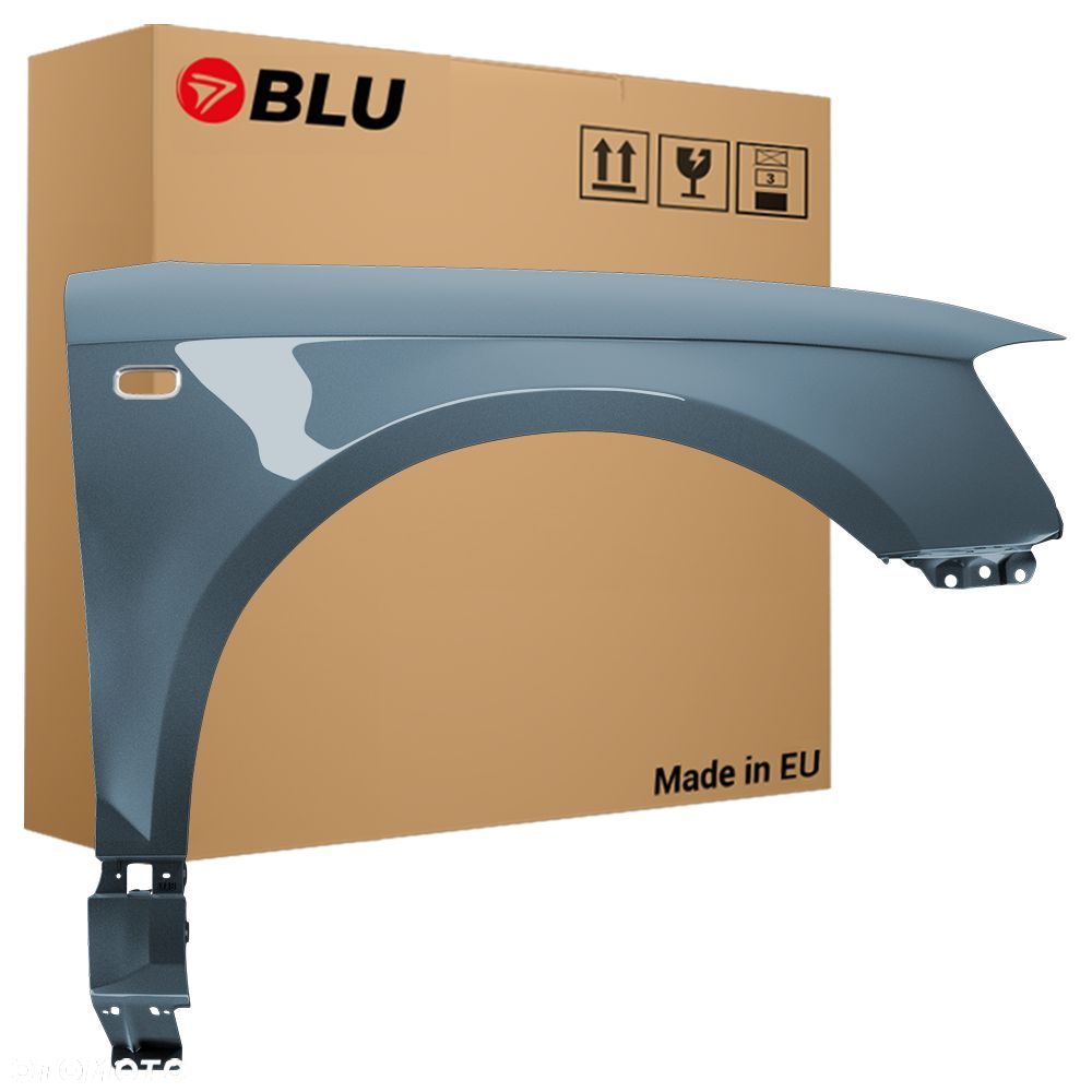BLU Błotnik AUDI A3 8P LX7Z prawy szary 03-08 przód ocynk DelphinGrau - 1