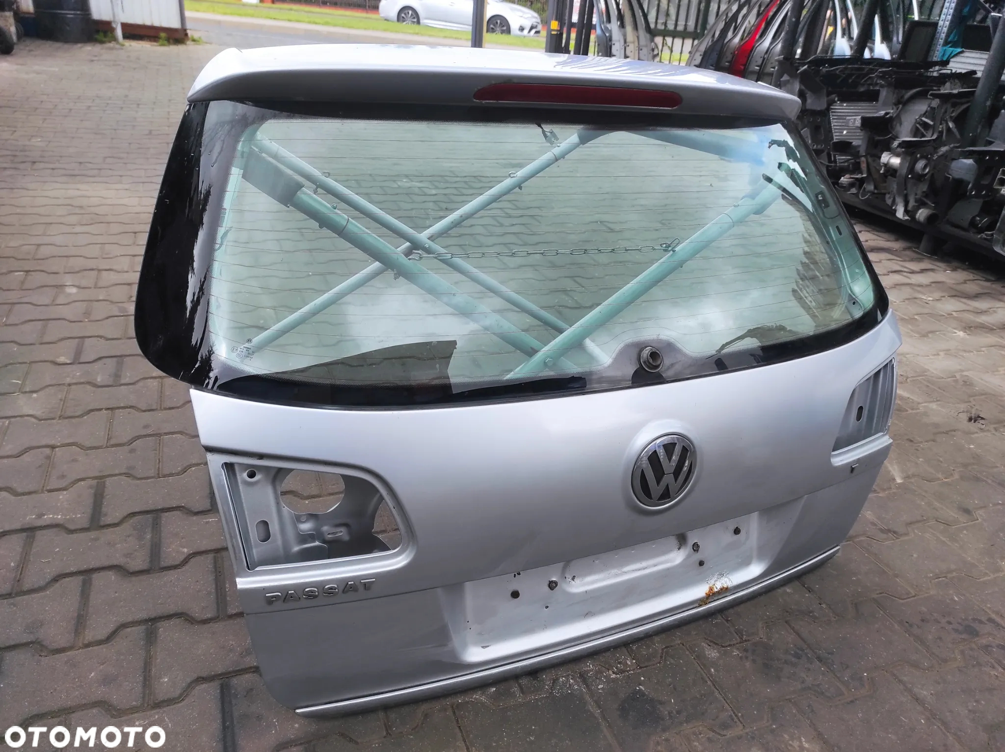 KLAPA BAGAŻNIKA SZYBA KLAPY TYLNA VW PASSAT B6 LA7W SREBRNA WYSYŁKA !!! - 5