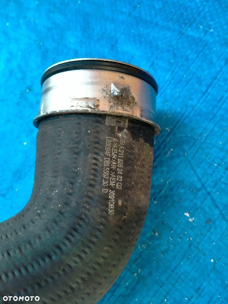 Mercedes W211 W219 3.0 D V6 642 Wąż Rura Intercoolera Lewa A2115282482 - 4