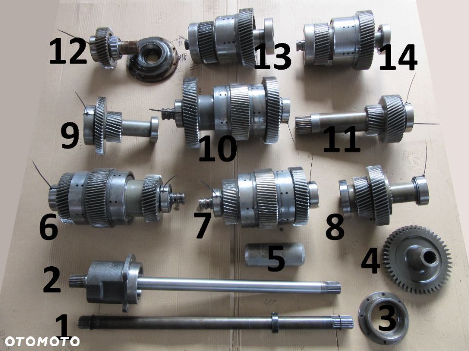 Kosz wałek tryb skrzyni biegów Ford Fiat Agri G240 G210 G190 G170 New Holland 8970 8870 8770 8670 - 1