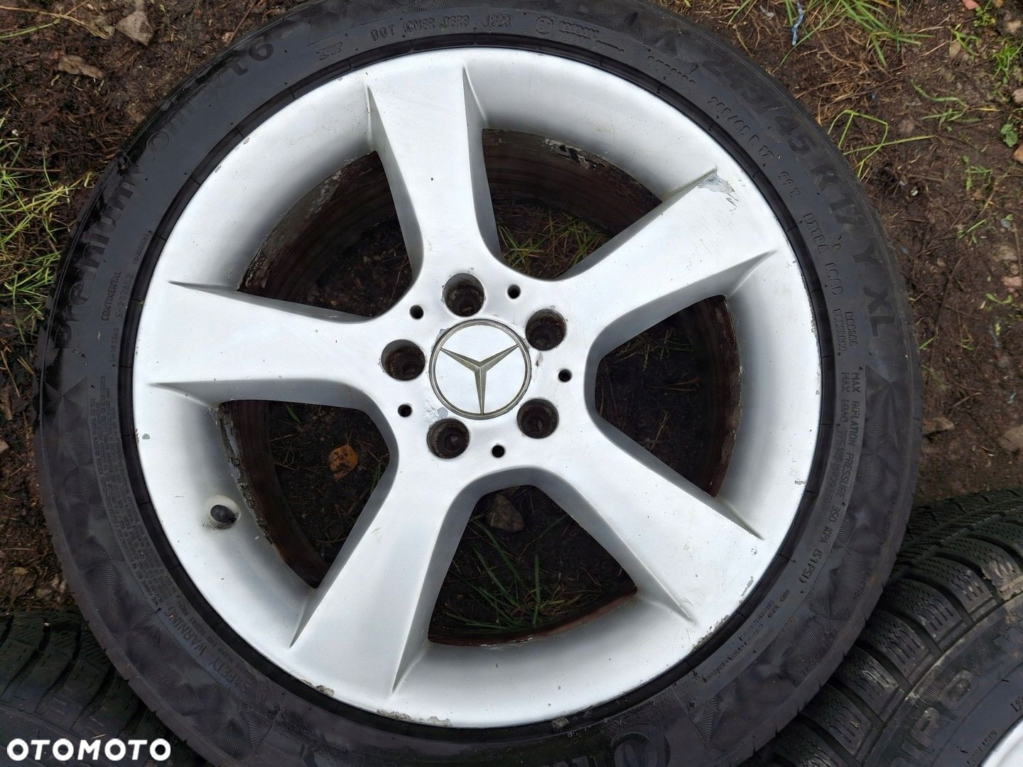 MERCEDES W204 W203 KOŁA 17 FELGI ALUMINIOWE A2034013302 7,5Jx17 ET36 5x112 - 5