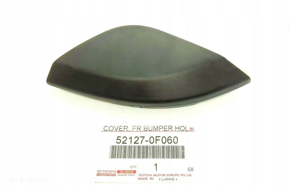 ZAŚLEPKA HAK / HOL PRZÓD TOYOTA VERSO CZARNA - 1