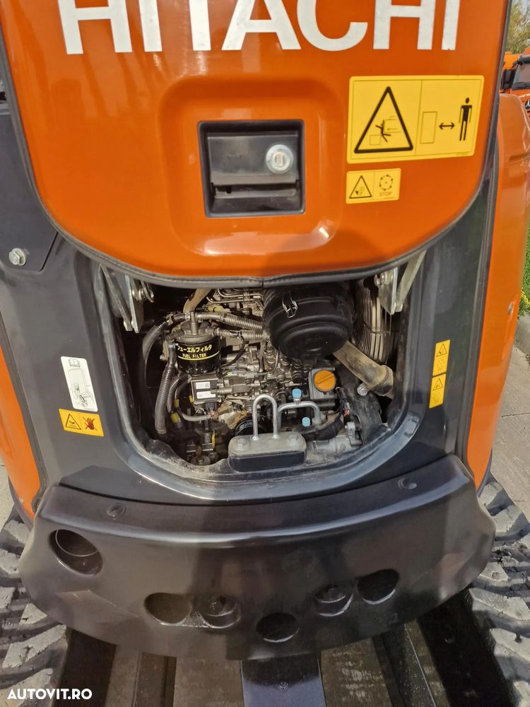 Hitachi ZX33U-6, Masa Operationala 3,7t, 2023, 1.305h, CUPLA RAPIDA HIDRAULICA+3 CUPE NOI, SistemAntifurt, Inst picon, senile 80% bune, Aer conditionat, Adancime sapare 5m, Ridica 2,8tone, Motor 25CP, posibilitate leasing 4 ani, CA NOU-PROMOTIE 36900 EUR+Tva - 18
