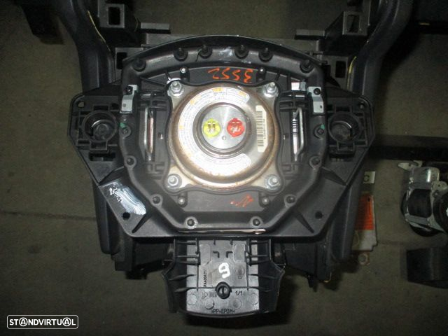 Kit Airbags 98510JD15C  98820JD10A  98515JD05A NISSAN QASHQAI 1 FASE 1 2008 1.5DCI 105CV 5P CINZENTO PRETO - 3