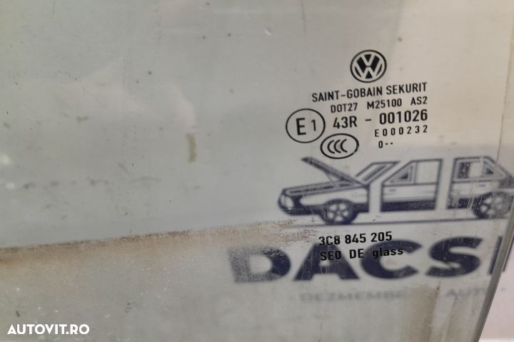 Geam usa spate stanga 3C8845205 3C8845205 Volkswagen VW Passat CC 1 [ - 3