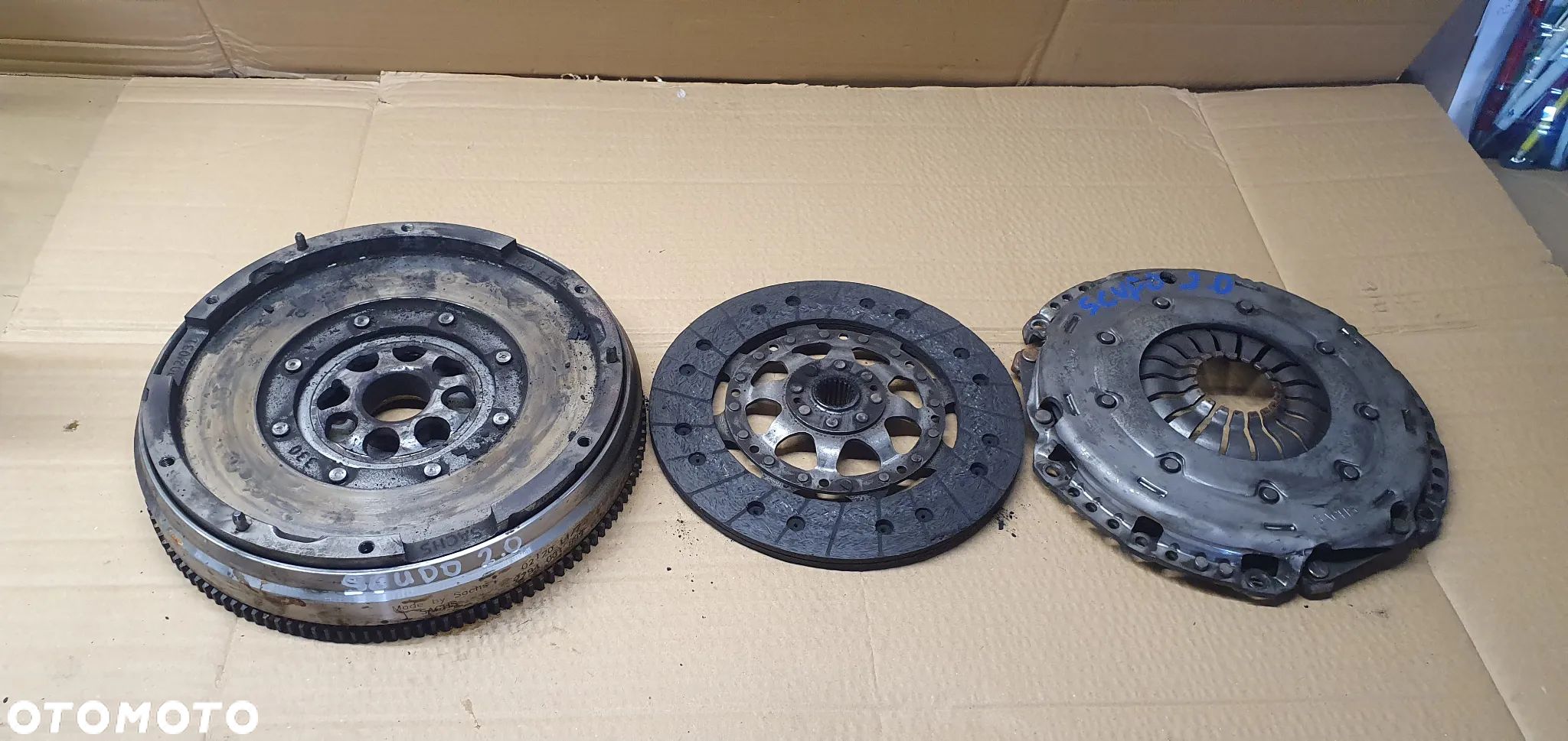 Sprzęgło tarcza docisk koło dwumas Sachs Fiat Scudo 2.0 HDI - 1