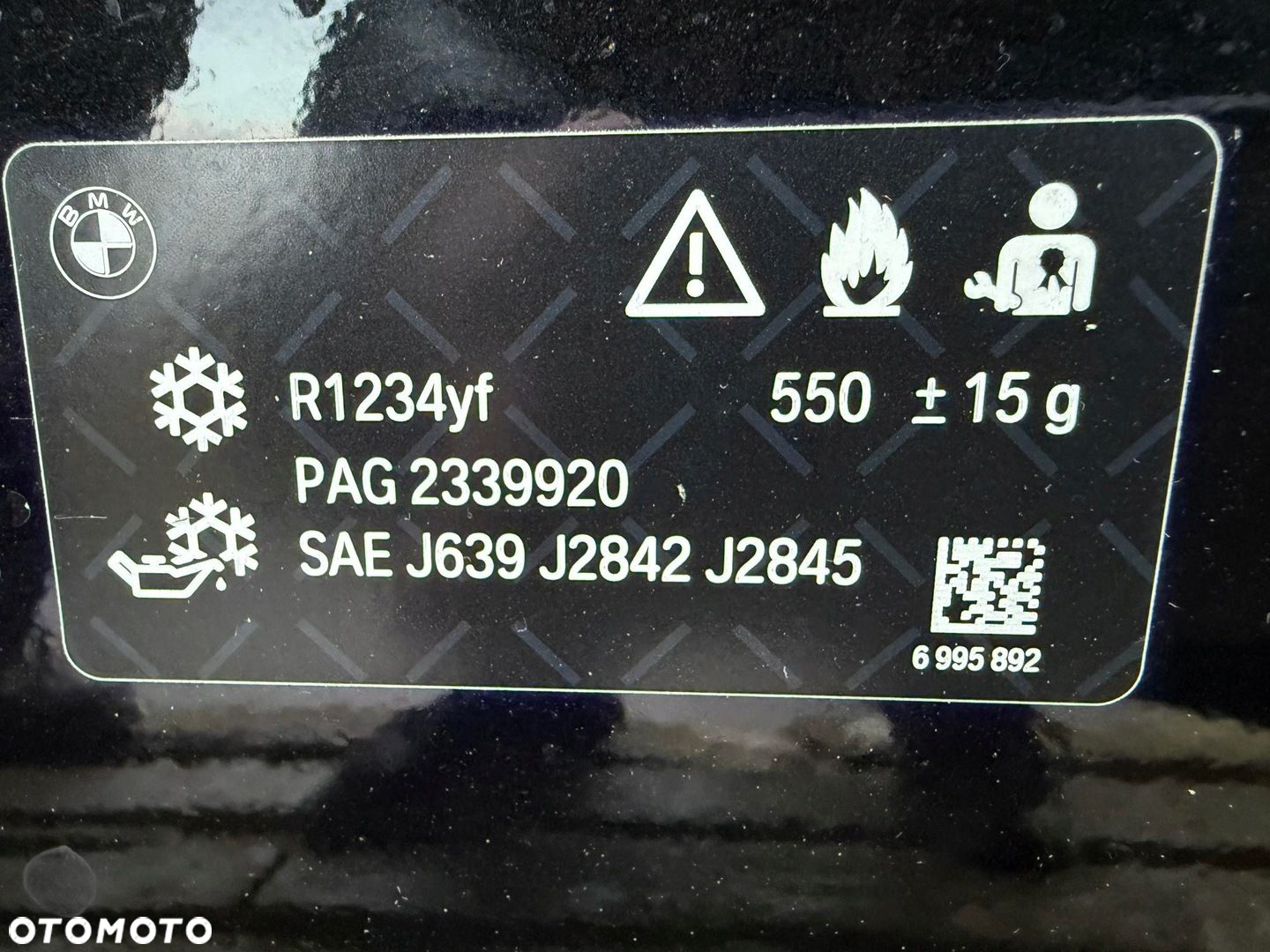 MASKA POKRYWA SILNIKA BMW X1 U11 2022- BARDZO LADNA ORYGINALNA - 7