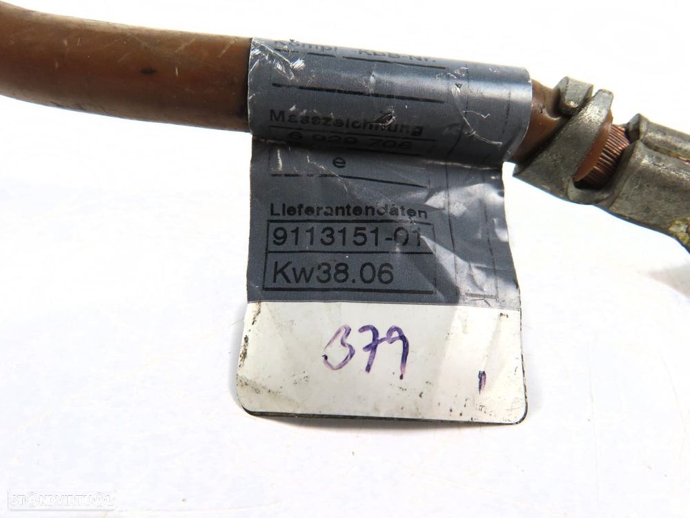 Cabo Negativo da Bateria Usado / Original BMW 1 (E81)/BMW 3 (E90)/BMW 3 Touring... - 2