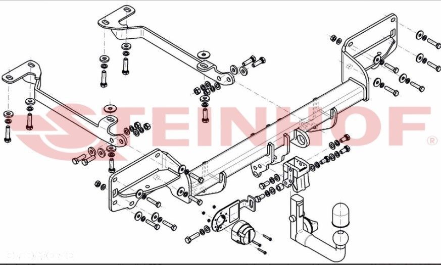 WYPINANY AUTOMAT HAK HOLOWNICZY + MODUŁ + WIĄZKA 7PIN + 7/13P LAND RANGE ROVER SPORT L494 od 2013 - 4