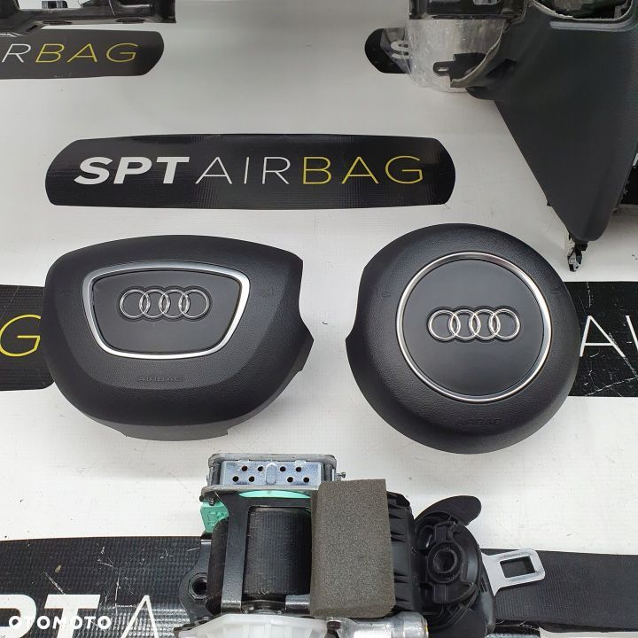 AUDI A5 LIFT DESKA ROZDZIELCZA KONSOLA KOKPIT PULPIT PODUSZKI AIRBAG AIR BAG PASY KURTYNY KIT SET - 6
