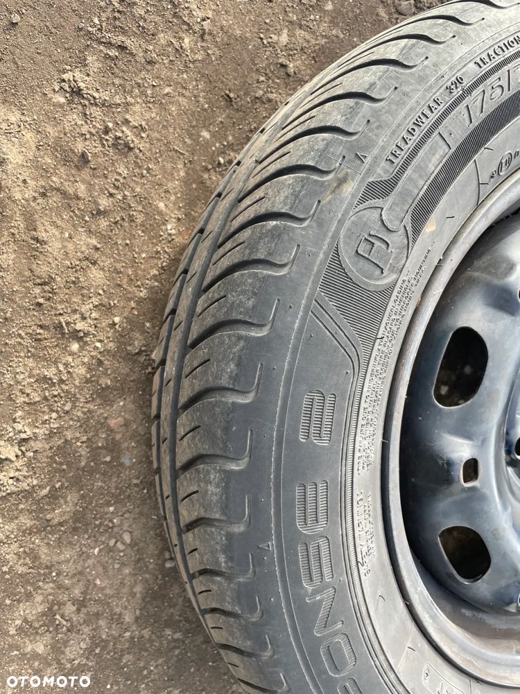 Koło felgi z oponami dunlop 14' 5x100 ET35 6Q0801027R POLO 9N SKODA FABIA I IBIZA IV - 5