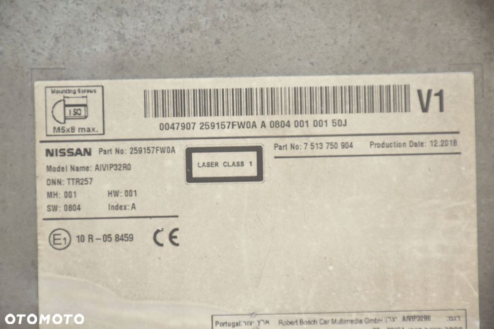 radio nawigacja * nissan qashqai ii j11 7513750255 - 8