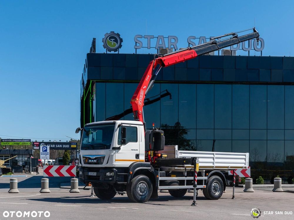 MAN TGM 18.250 4x4 FassiI F215A.0.23 Active HDS Żuraw - 1