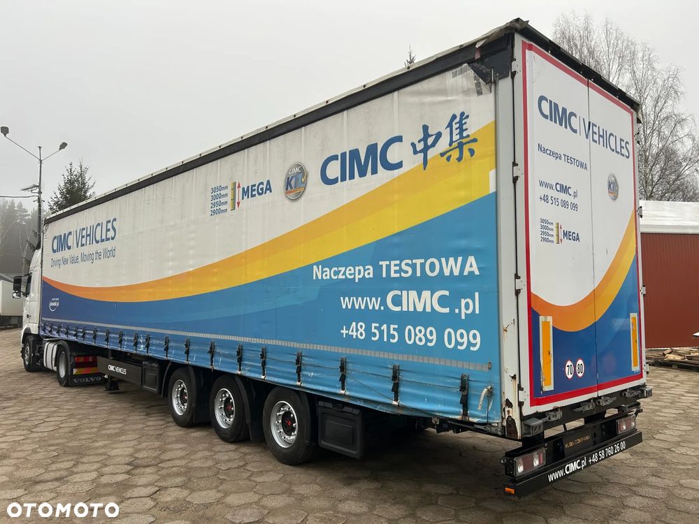 CIMC FIRANKA MEGA / OSIE SAF / 2020 ROK / PODNOSZONY DACH / NACZEPA POLSKIEJ PRODUKCJI !! FIRANKA MEGA R 19.5 / PODNOSZONY REGULOWANY DACH - 3