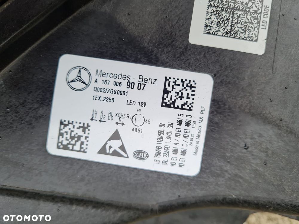 mercedes gls 167 lampy przód full led multibeam a1679069007, a1679068907 - 14