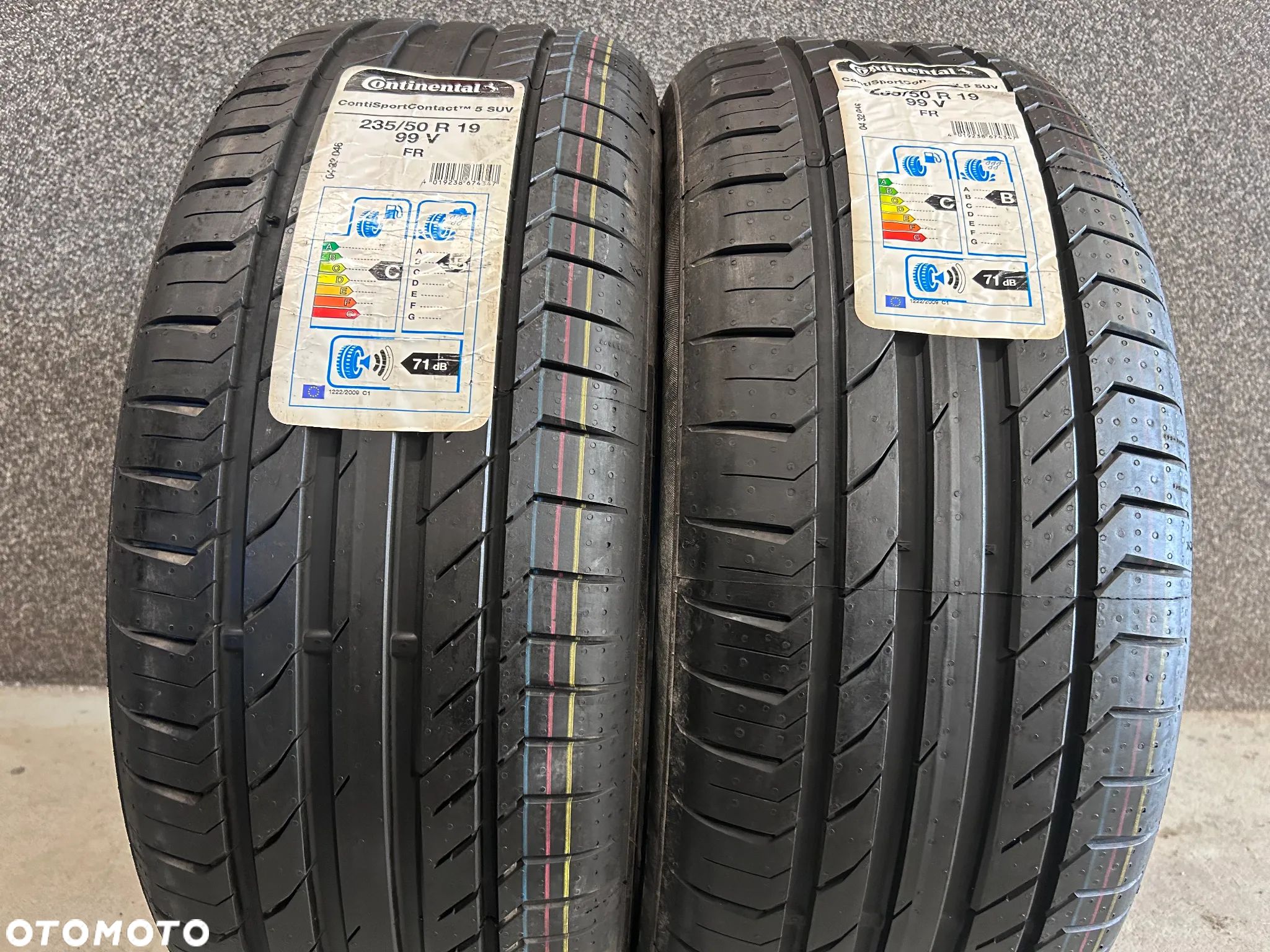Opony Letnie Continental ContiSportContact 5 235/50/19 99V 2szt. Nowe! - 1