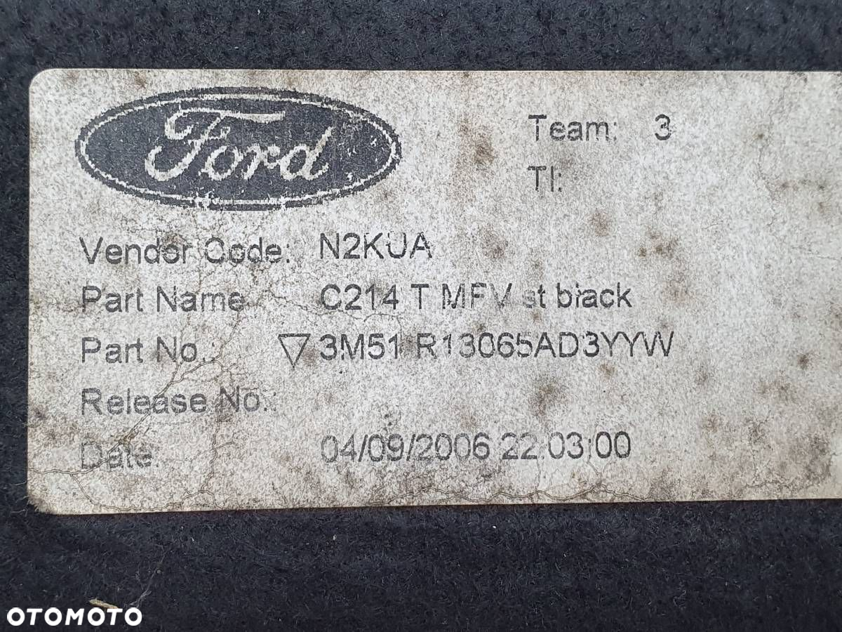 WYKŁADZINA PODŁOGA BAGAŻNIKA FORD FOCUS C-MAX I MK1 3M51-R13065-AD - 4