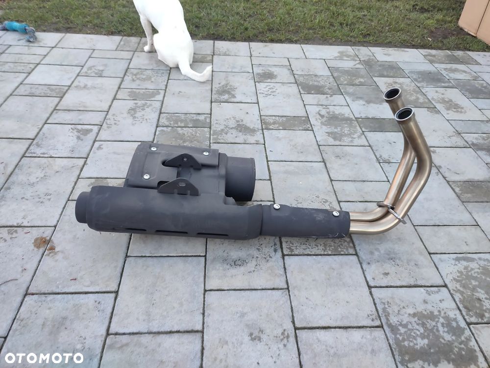 Tłumik, wydech, kolektor, osłona wydechu Kawasaki EN 650 Vulcan - 1