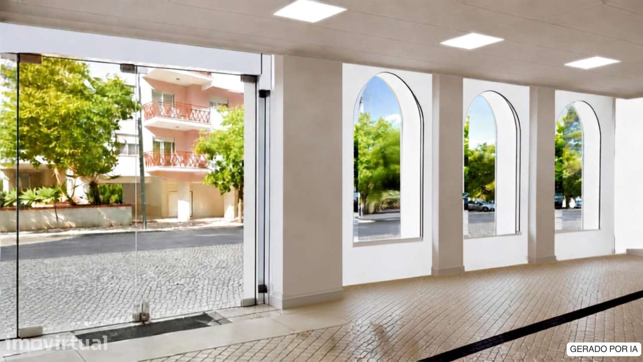 Espaço Comercial 391m2 open-space - Laranjeiro - Grande imagem: 2/5
