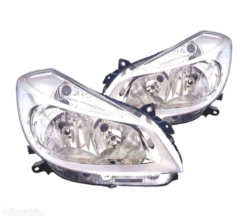 FARÓIS OPTICAS PARA RENAULT CLIO III 05-09 - 1