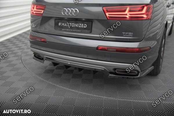 Prelungire splitter bara spate Audi Q7 Mk2 2015-2019 v4 - 4