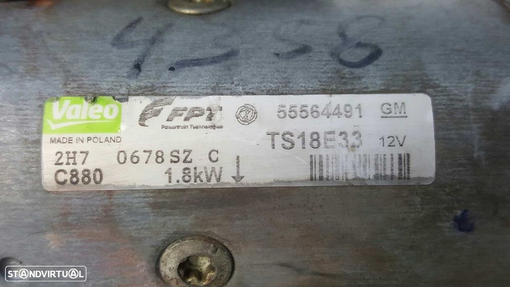 MOTOR DE ARRANQUE OPEL ASTRA H BERLINA ESSENTIA - 3