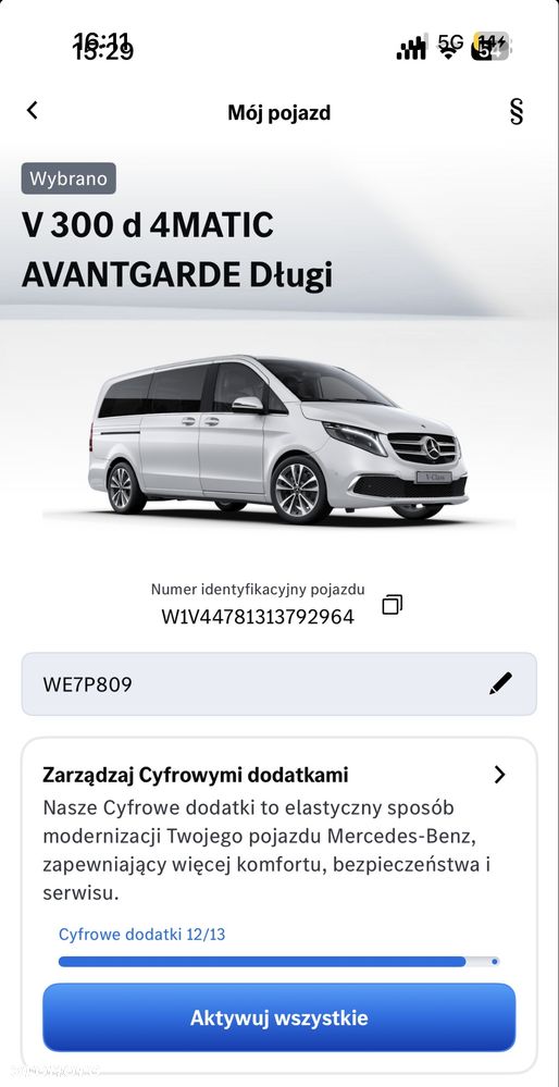 Mercedes-Benz Klasa V 300 d 4-Matic Avantgarde 9G-Tronic (d³ugi) - 1