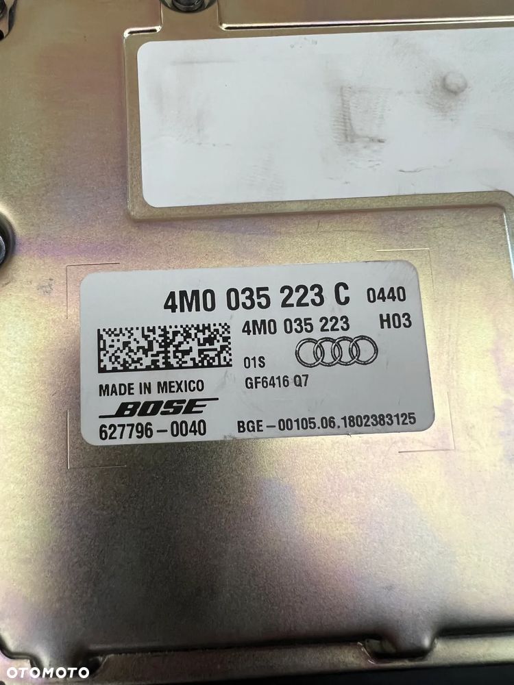 AUDI Q7 SQ7 WZMACNIACZ BOSE EUROPA - 3
