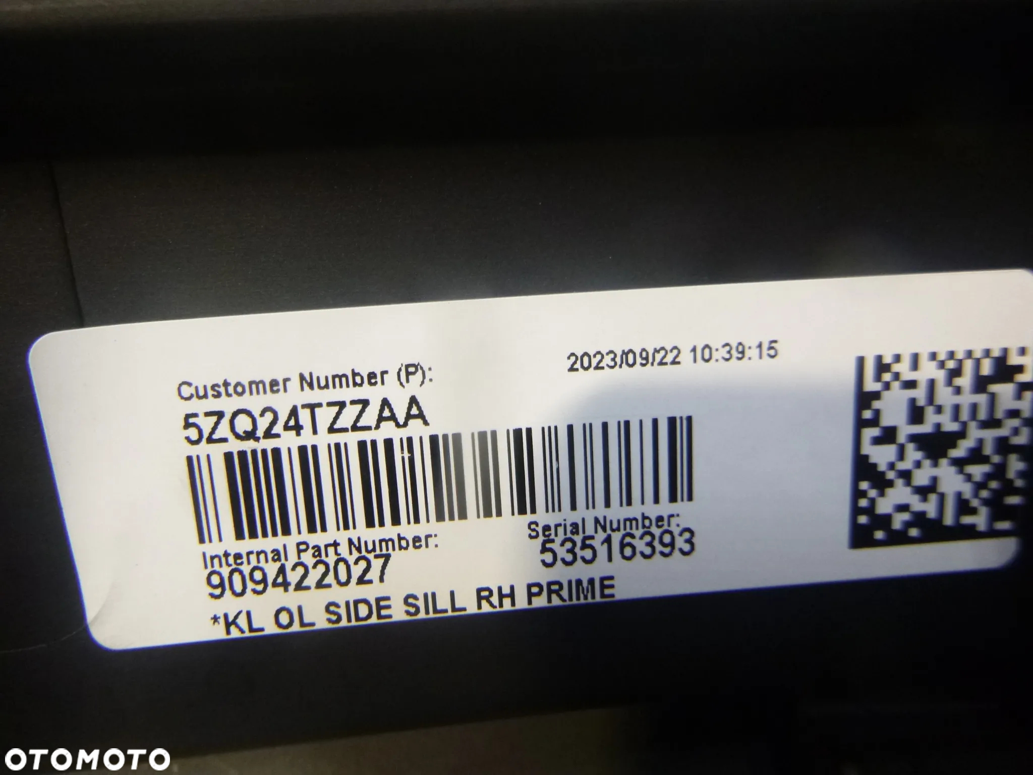 jeep cherokee kl 15r- listwa progowa prawa  nowa oryginał - 4