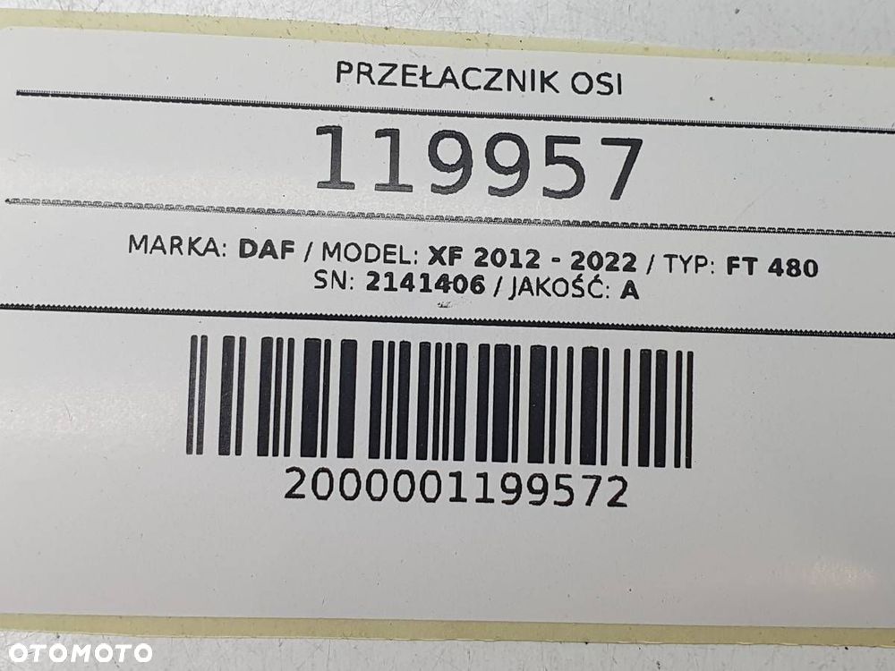 PRZEŁĄCZNIK WŁĄCZNIK OSI 2141406 DAF XF 106 - 5
