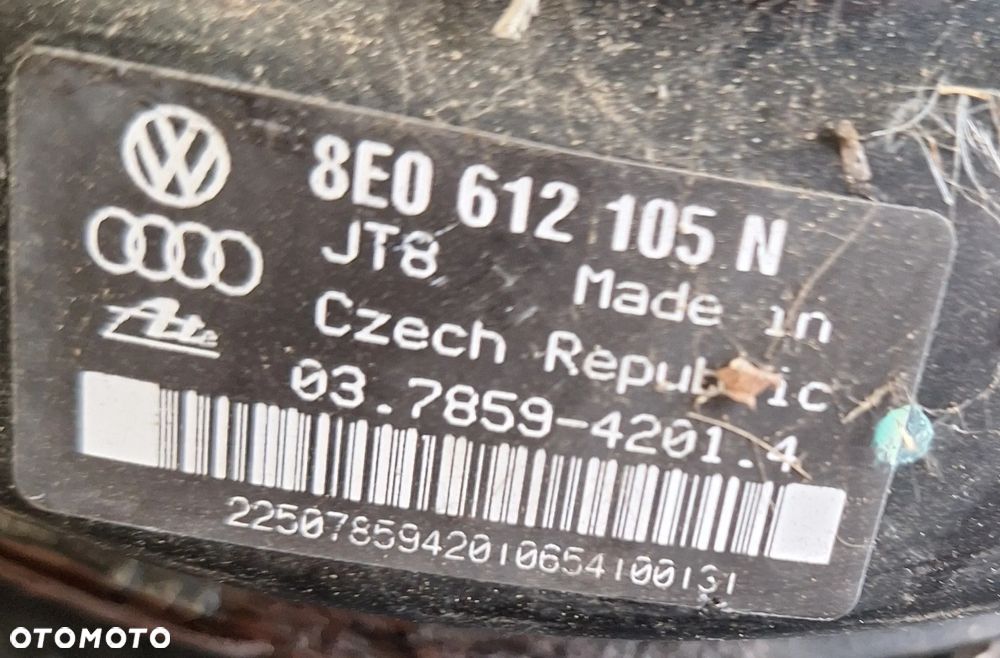 SERWO , POMPA HAMULCA ATE-8E0612105N - AUDI A4 B6 -EUROPA - 2