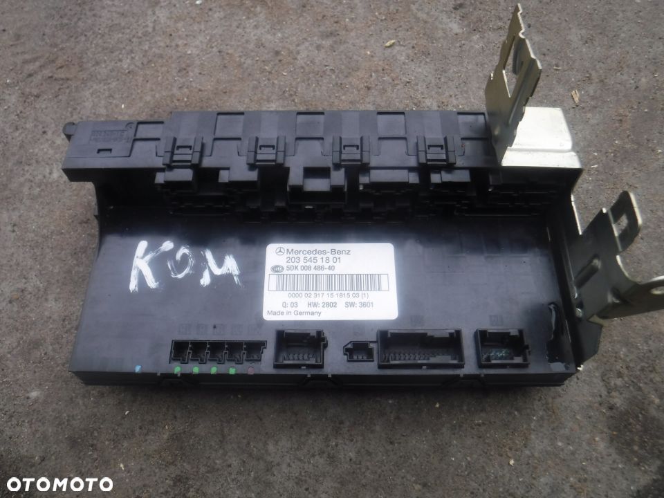 Mercedes C Klasa W203 modul SAM sterownik 2035451801 - 1