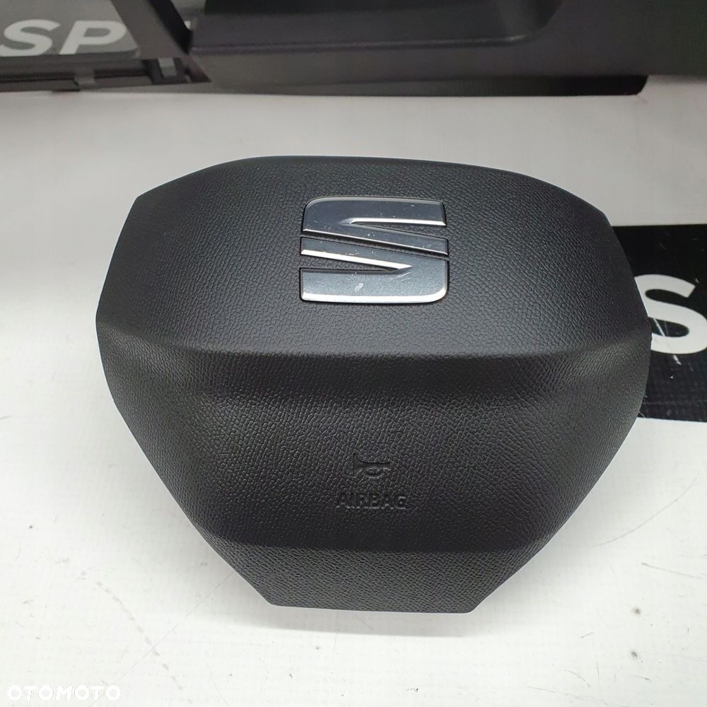 SEAT LEON IV LEON 4 DESKA ROZDZIELCZA KONSOLA KOKPIT PULPIT PODUSZKI AIRBAG AIR BAG PASY KIT SET - 6