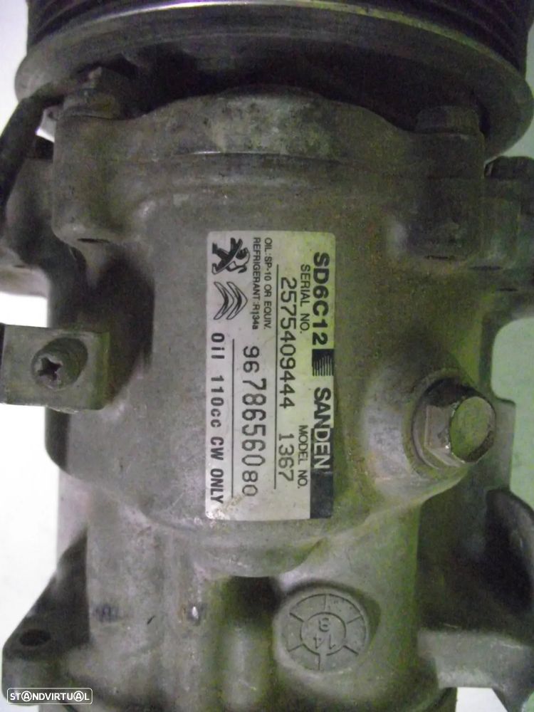 Compressor de Ar Condicionado Peugeot Partner / Citroen Berlingo 1.6 Hdi - CAC105 - 4