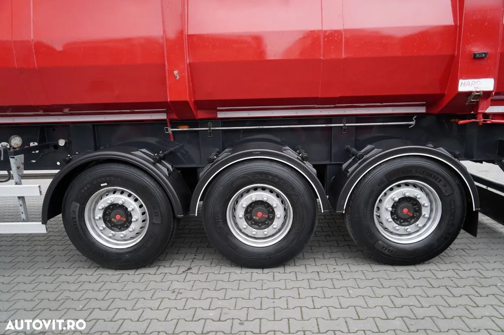 Janmil / BASCĂLĂ DIN OȚEL / 58 m³ / 2021 / HARDOX / AXE SAF / AXĂ RIDICABILĂ / PENTRU DEȘEURI - 20