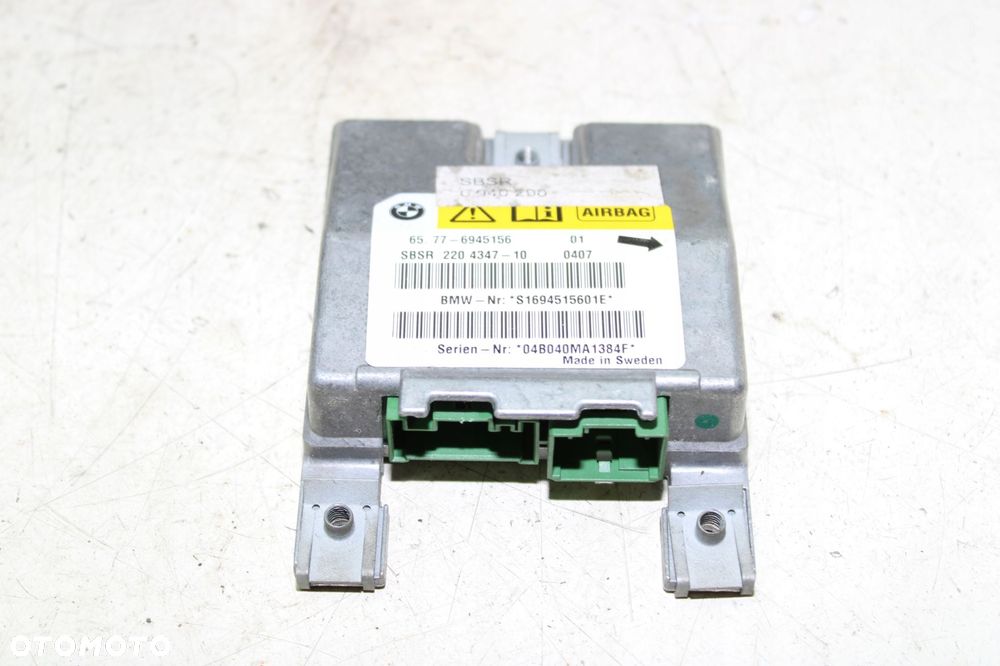 BMW E60 E61 MODUŁ poduszek SENSOR AIRBAG 6945156 - 1