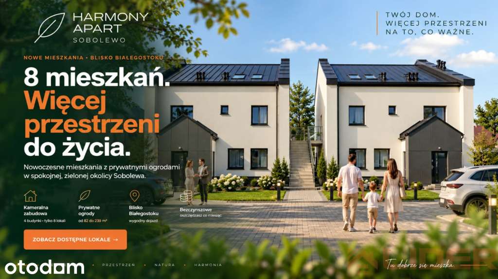 Mieszkanie na sprzedaż, 5 pokoi, 126 m², Sobolewo
