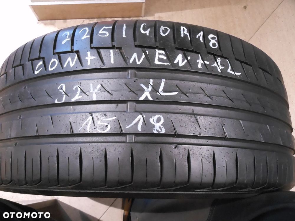 Opona pojedyńcza 225/40r18 continental premium contact 6 6,6mm lato - 1