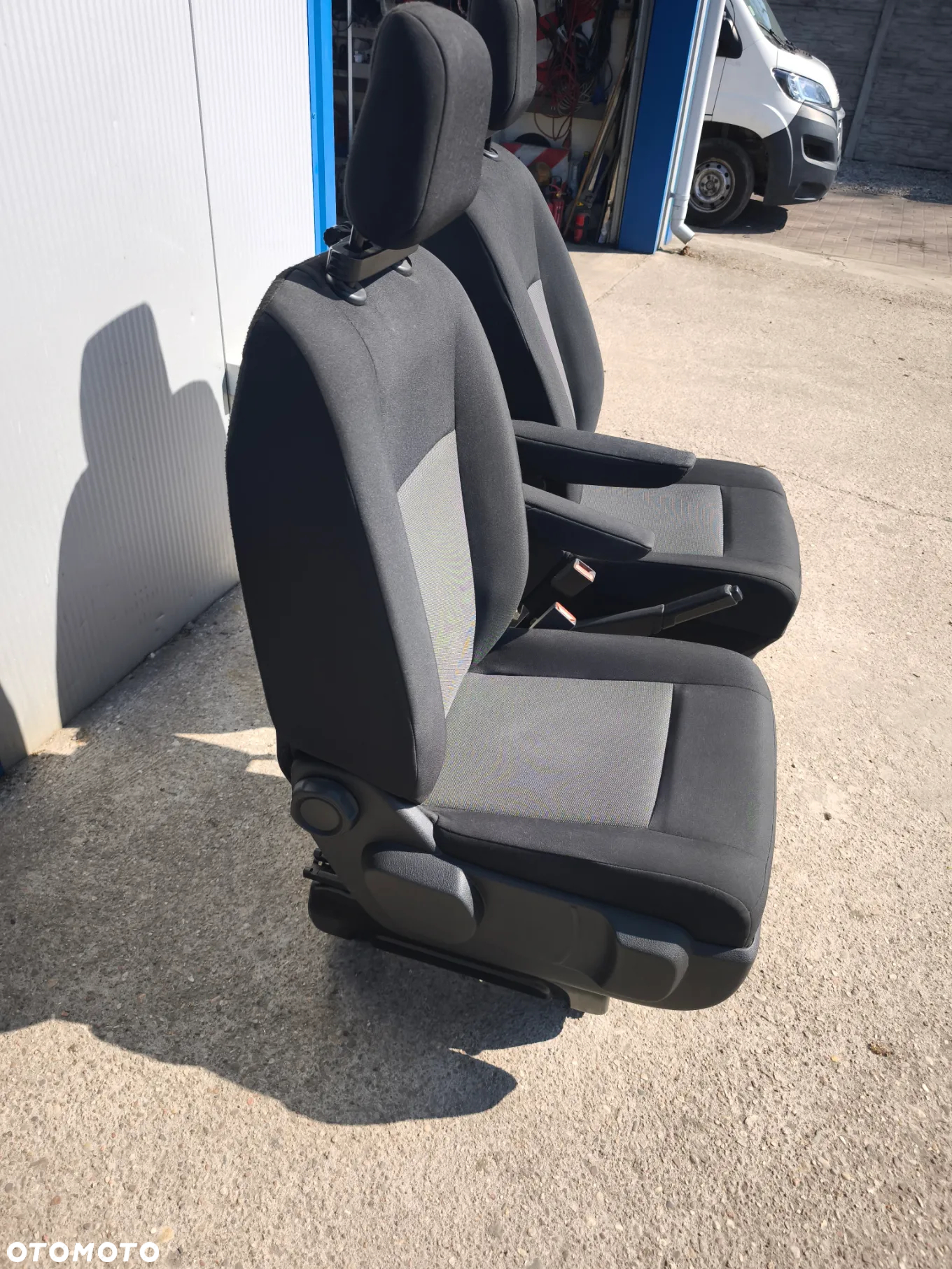 Fotel kierowcy pasażera pojedynczy lewy prawy Citroen Jumpy III Peugeot Expert Proace 2016- - 5
