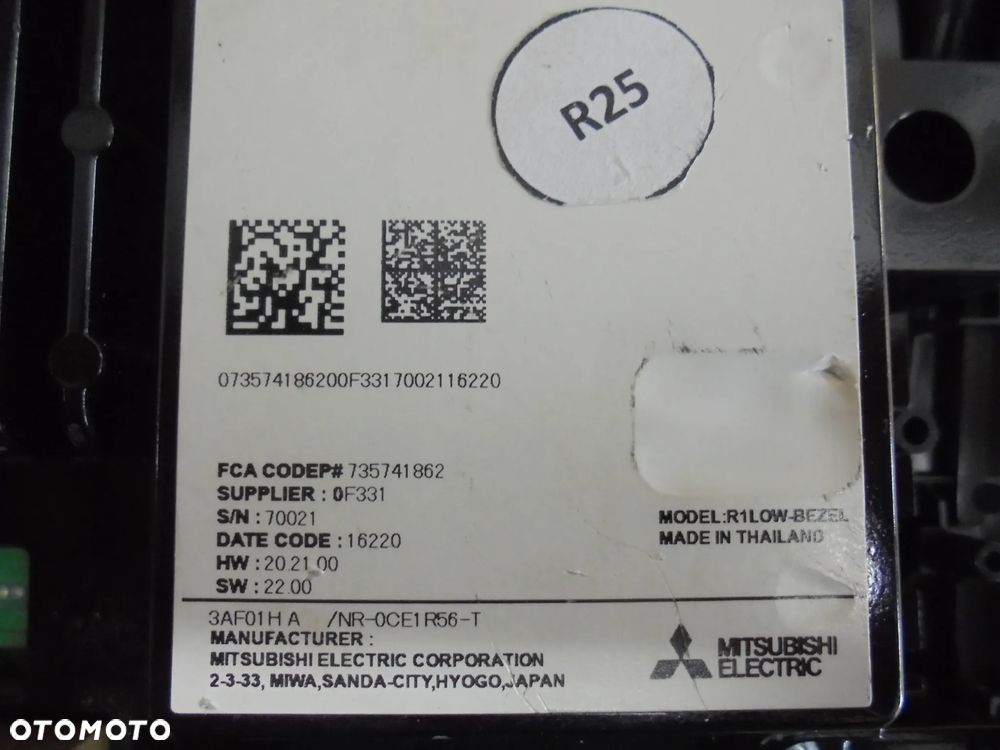 735741862 RADIO FIAT DUCATO 2019- DOTYKOWE - 2