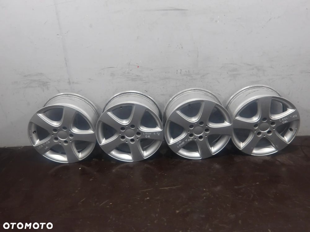 SEAT LEON II 05-09 1.4TSI FELGI ALUMINIOWE ALUFELGI 5X112 7.5J R16 ET42 KBA46305 - 1