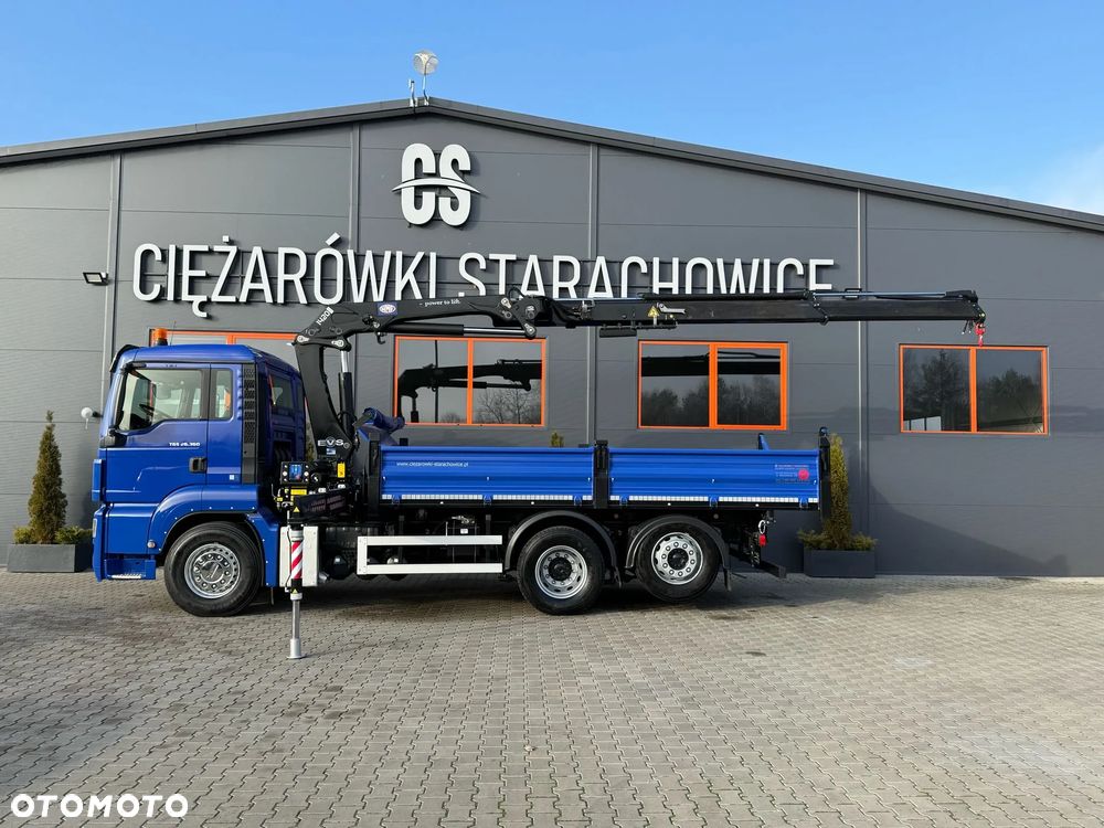 MAN TGM TGS TGX 26.360 // E5 // 6x2 6x4 // WYWROTKA 3-S // HMF 1420 K2 // kipper, krane, crane, żuraw, dźwig, wywrot - 13